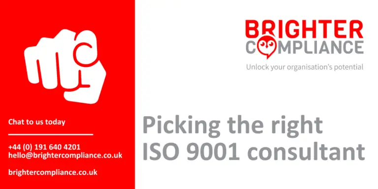 Picking the right ISO 9001 consultant