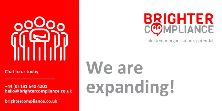 Brighter Compliance; we are expanding
