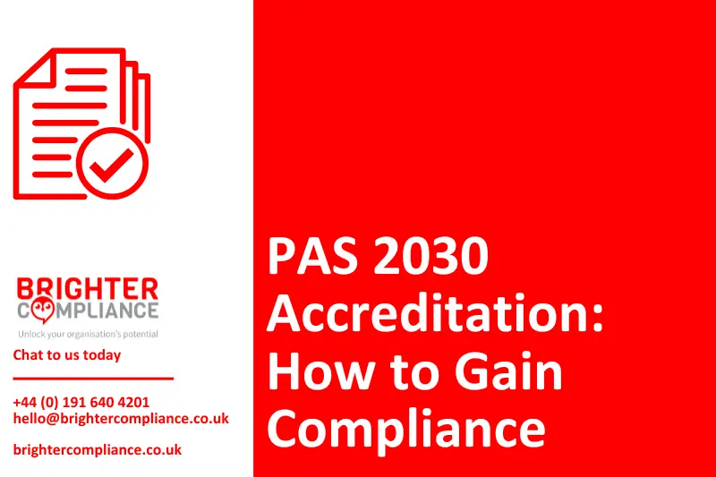 PAS 2030 Accreditation
