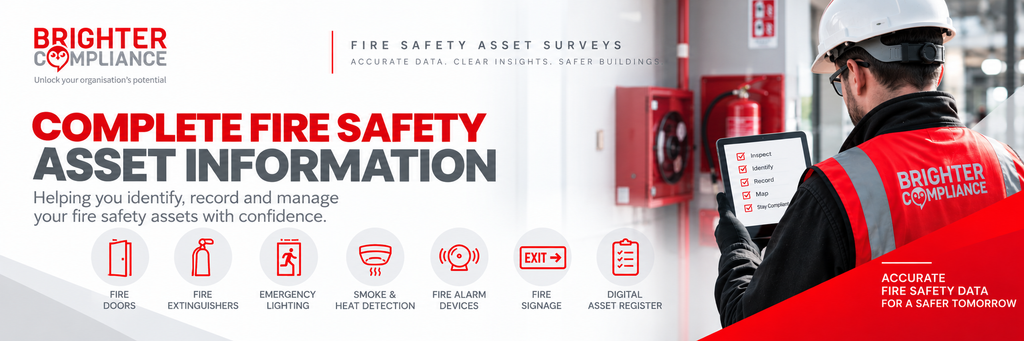 Fire safety asset management and fire asset surveys by Brighter Compliance